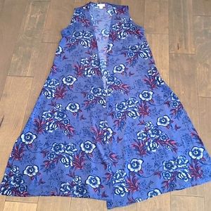 Womens XS Lularoe Duster, Long Cover Up, Beach Cover Up, Dress Cover Up